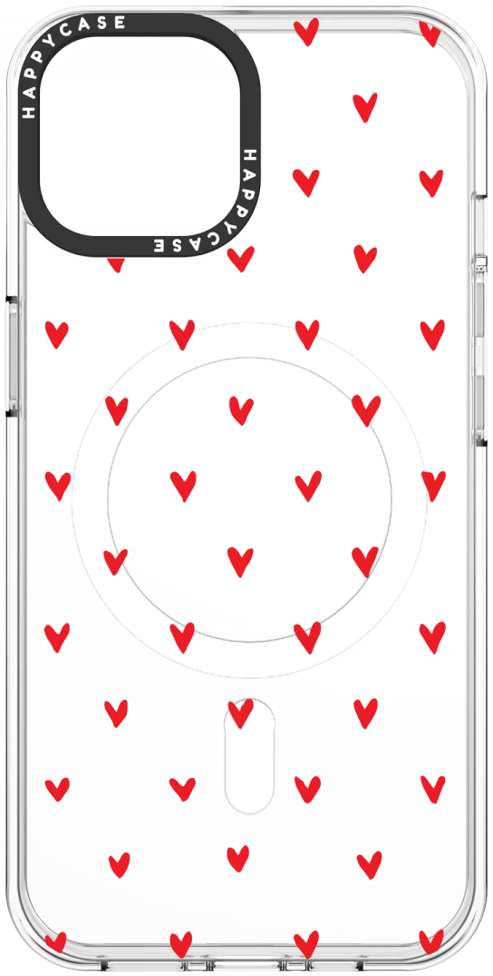 HappyCase Joy Apple iPhone 14 / 13 Hoesje MagSafe Back Cover Love Hearts afbeelding 15