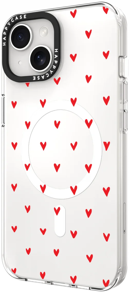 HappyCase Joy Apple iPhone 14 / 13 Hoesje MagSafe Back Cover Love Hearts afbeelding 16