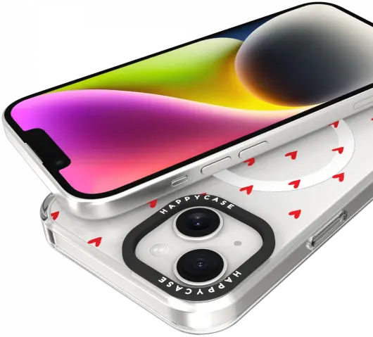 HappyCase Joy Apple iPhone 14 / 13 Hoesje MagSafe Back Cover Love Hearts afbeelding 11