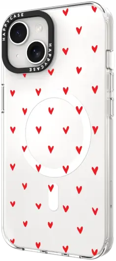 HappyCase Joy Apple iPhone 14 / 13 Hoesje MagSafe Back Cover Love Hearts afbeelding 16