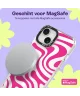 HappyCase Joy Apple iPhone 14 / 13 Hoesje MagSafe Back Cover Wavy Swirl