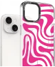 HappyCase Joy Apple iPhone 14 / 13 Hoesje MagSafe Back Cover Wavy Swirl