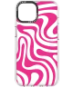 HappyCase Joy Apple iPhone 14 / 13 Hoesje MagSafe Back Cover Wavy Swirl