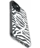 HappyCase Joy Apple iPhone 14 / 13 Hoesje MagSafe Back Cover Silver Zebra