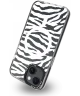 HappyCase Joy Apple iPhone 14 / 13 Hoesje MagSafe Back Cover Silver Zebra