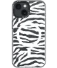 HappyCase Joy Apple iPhone 14 / 13 Hoesje MagSafe Back Cover Silver Zebra