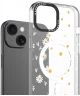 HappyCase Joy Apple iPhone 15 Hoesje MagSafe Back Cover Daisy Hearts