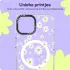 HappyCase Joy Apple iPhone 15 Hoesje MagSafe Back Cover Daisy Hearts afbeelding 4