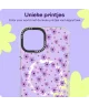 HappyCase Joy Apple iPhone 15 Hoesje MagSafe Back Cover Purple Floral