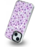 HappyCase Joy Apple iPhone 15 Hoesje MagSafe Back Cover Purple Floral