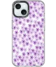 HappyCase Joy Apple iPhone 15 Hoesje MagSafe Back Cover Purple Floral