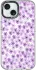 HappyCase Joy Apple iPhone 15 Hoesje MagSafe Back Cover Purple Floral afbeelding 14