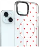 HappyCase Joy Apple iPhone 15 Hoesje MagSafe Back Cover Love Hearts