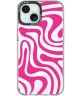 HappyCase Joy Apple iPhone 15 Hoesje MagSafe Back Cover Wavy Swirl