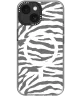 HappyCase Joy Apple iPhone 15 Hoesje MagSafe Back Cover Silver Zebra