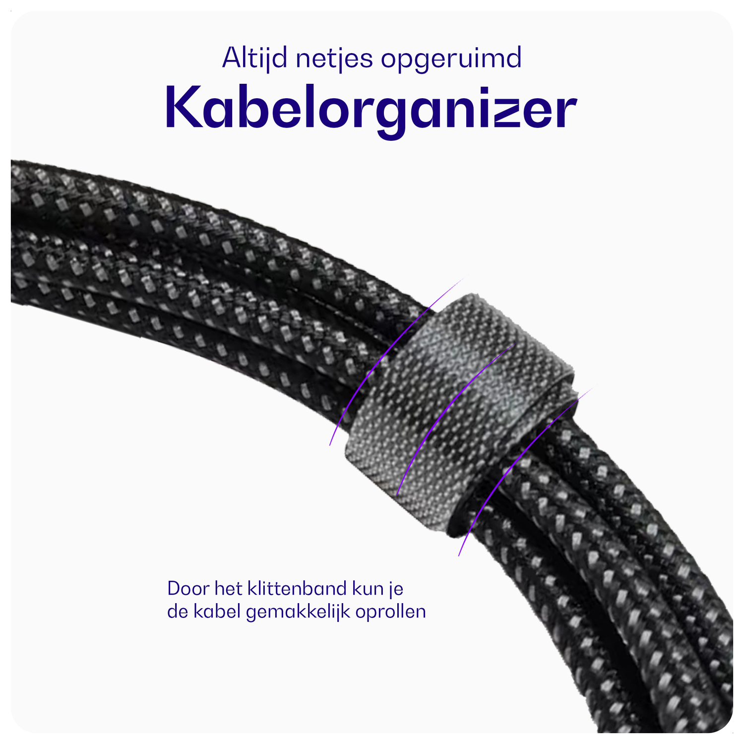 Buddi Flex USB-A naar Lightning Krulsnoer Kabel 12W Fast Charge 1M Zwart afbeelding 10