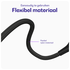 Buddi Flex USB-A naar Lightning Krulsnoer Kabel 12W Fast Charge 1M Zwart afbeelding 7