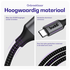 Buddi Flex USB-C naar Micro-USB Kabel 12W Fast Charge 30cm Zwart afbeelding 4