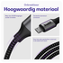 Buddi Flex USB-C naar Micro-USB Kabel 12W Fast Charge 30cm Zwart afbeelding 2