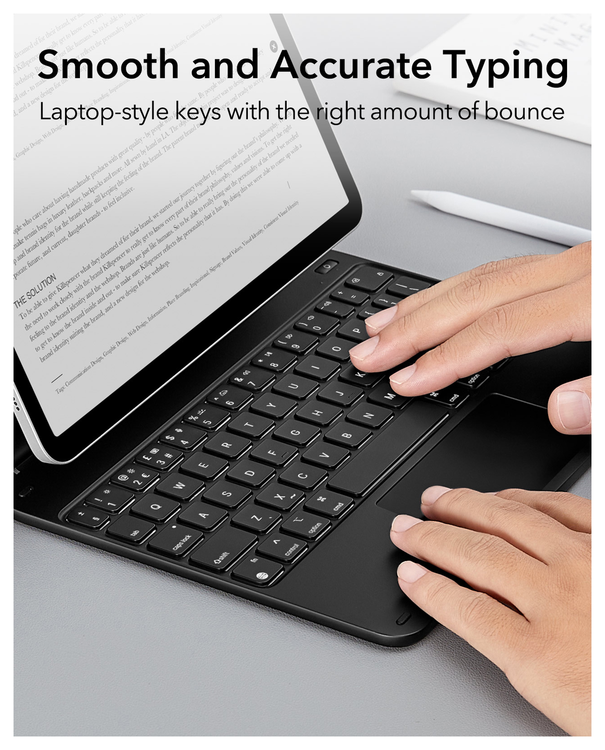 ESR Rebound iPad Air 11 (24/25)/Air 10.9/Pro 11 (22-18) Toetsenbord Hoes afbeelding 4