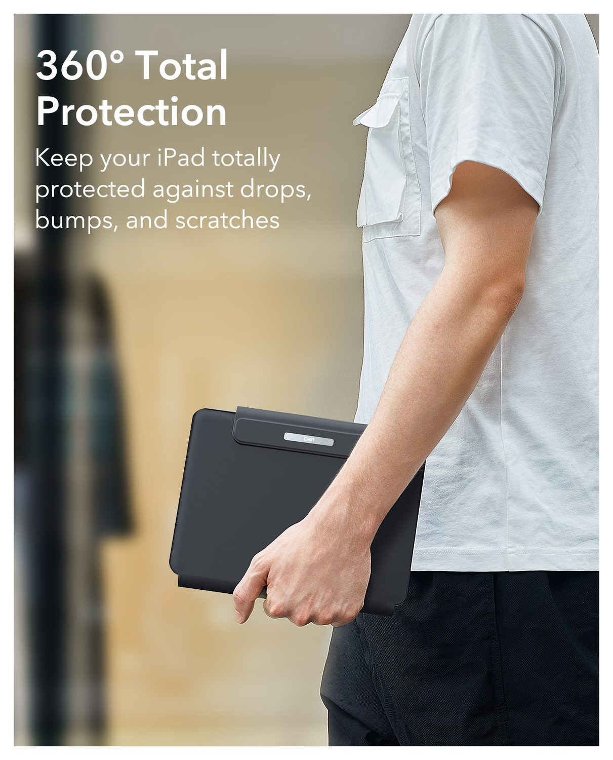 ESR Rebound iPad Air 11 (24/25)/Air 10.9/Pro 11 (22-18) Toetsenbord Hoes afbeelding 7