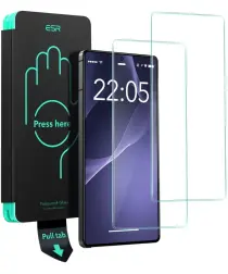 ESR Samsung Galaxy S25 Ultra Screen Protector met Montageframe (2-Pack) afbeelding