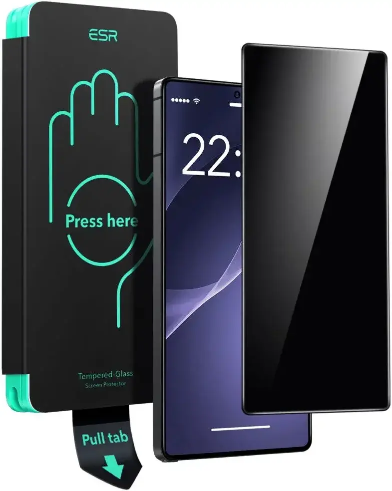ESR Samsung Galaxy S25 Ultra Privacy Screen Protector met Montageframe afbeelding 1
