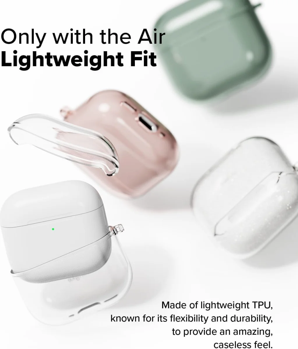 Ringke Air Case Apple AirPods 4 Hoesje TPU Transparant afbeelding 2