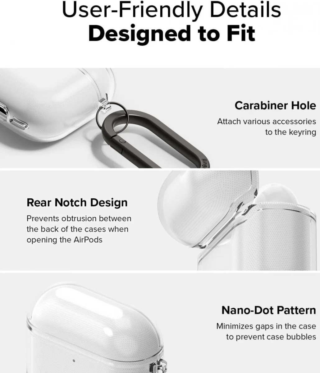 Ringke Air Case Apple AirPods 4 Hoesje TPU Transparant afbeelding 6