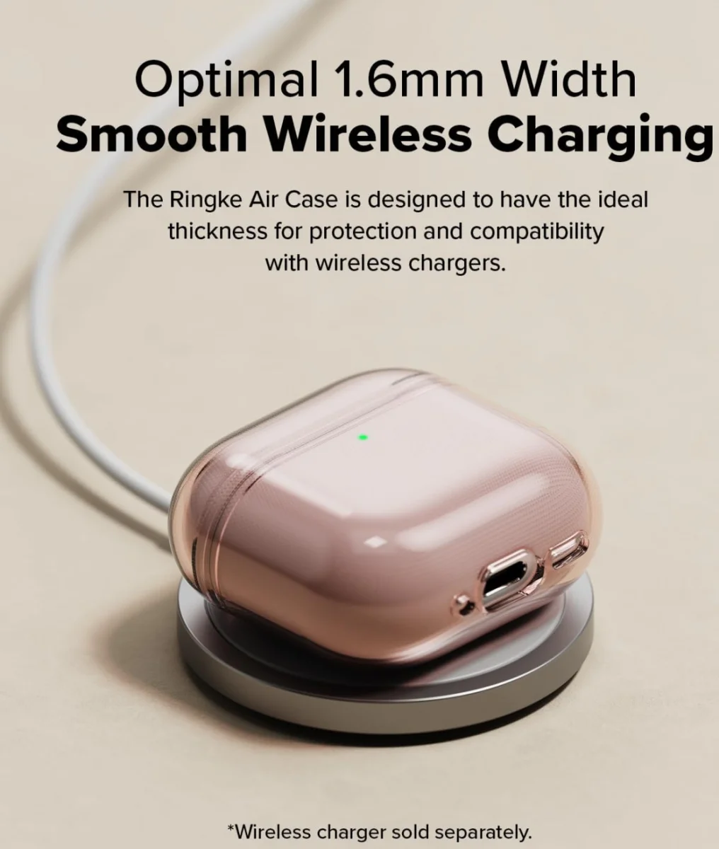 Ringke Air Case Apple AirPods 4 Hoesje TPU Roze afbeelding 5