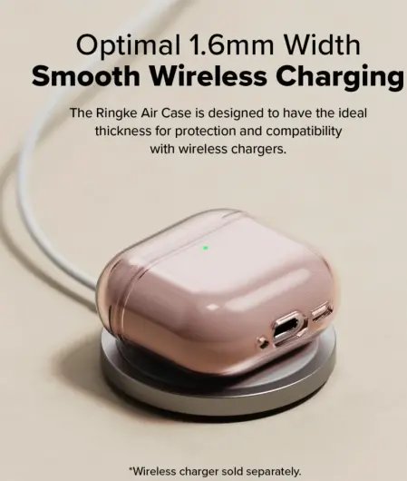 Ringke Air Case Apple AirPods 4 Hoesje TPU Roze afbeelding 5