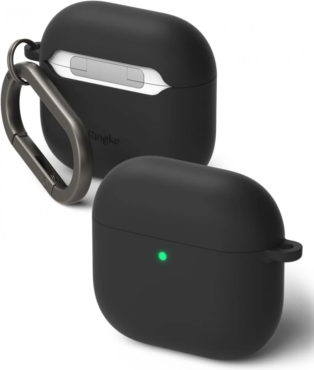 Ringke Air Case Apple AirPods 4 Hoesje Siliconen Zwart afbeelding 1
