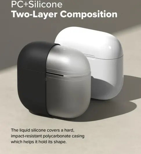 Ringke Air Case Apple AirPods 4 Hoesje Siliconen Zwart afbeelding 4