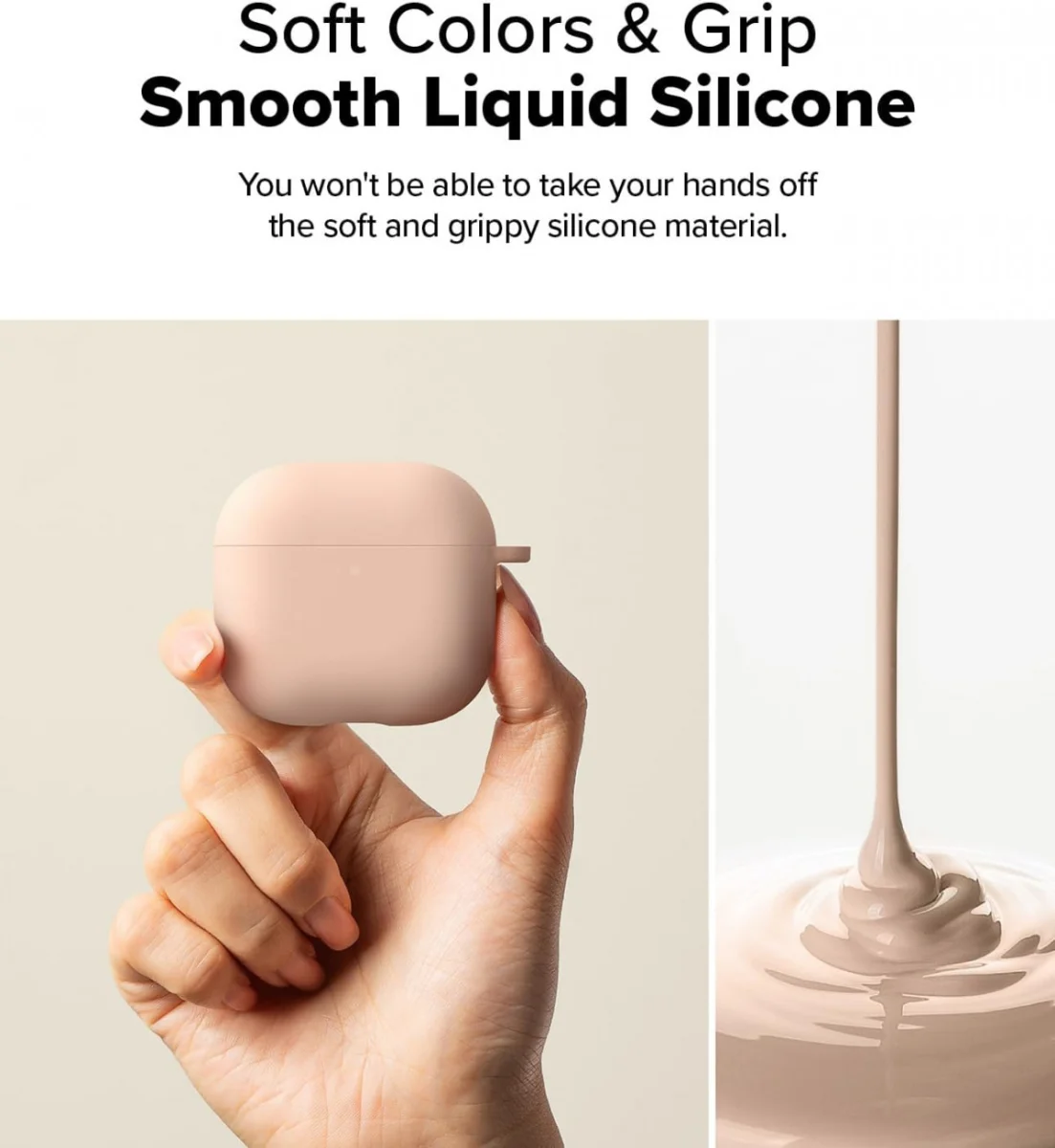 Ringke Air Case Apple AirPods 4 Hoesje Siliconen Roze afbeelding 3