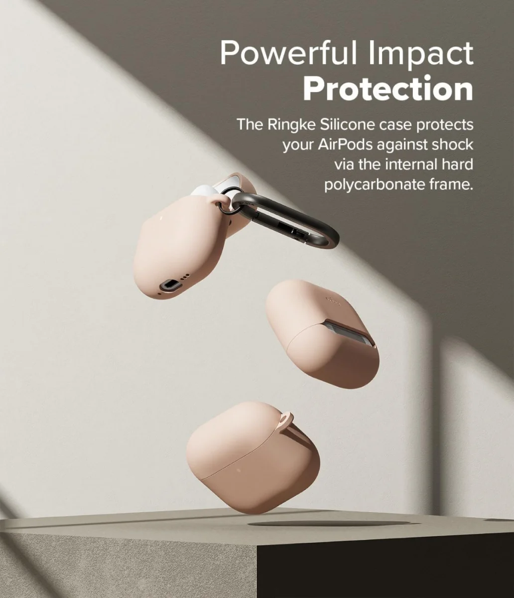 Ringke Air Case Apple AirPods 4 Hoesje Siliconen Roze afbeelding 5