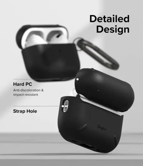 Ringke Apple AirPods Pro 1 / 2 Hoesje Schokbestendig Zwart afbeelding 5