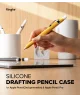 Ringke Silicone Drafting Pencil Case - Apple Pencil Generatie 2 / Pro Grip Wit