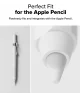 Ringke Silicone Drafting Pencil Case - Apple Pencil Generatie 2 / Pro Grip Wit