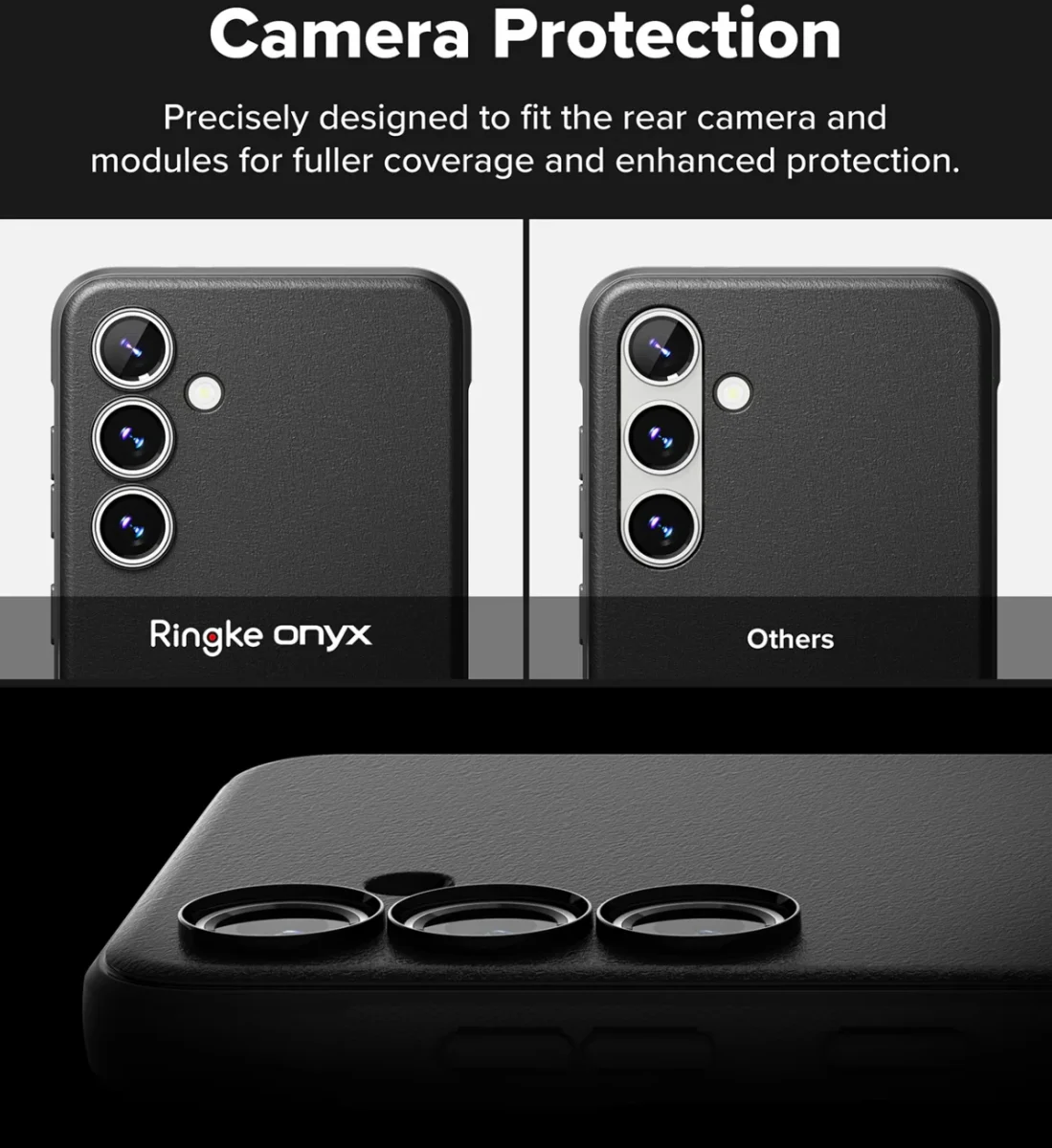 Ringke Onyx Magnetic Samsung Galaxy S24 FE Hoesje MagSafe Zwart afbeelding 10