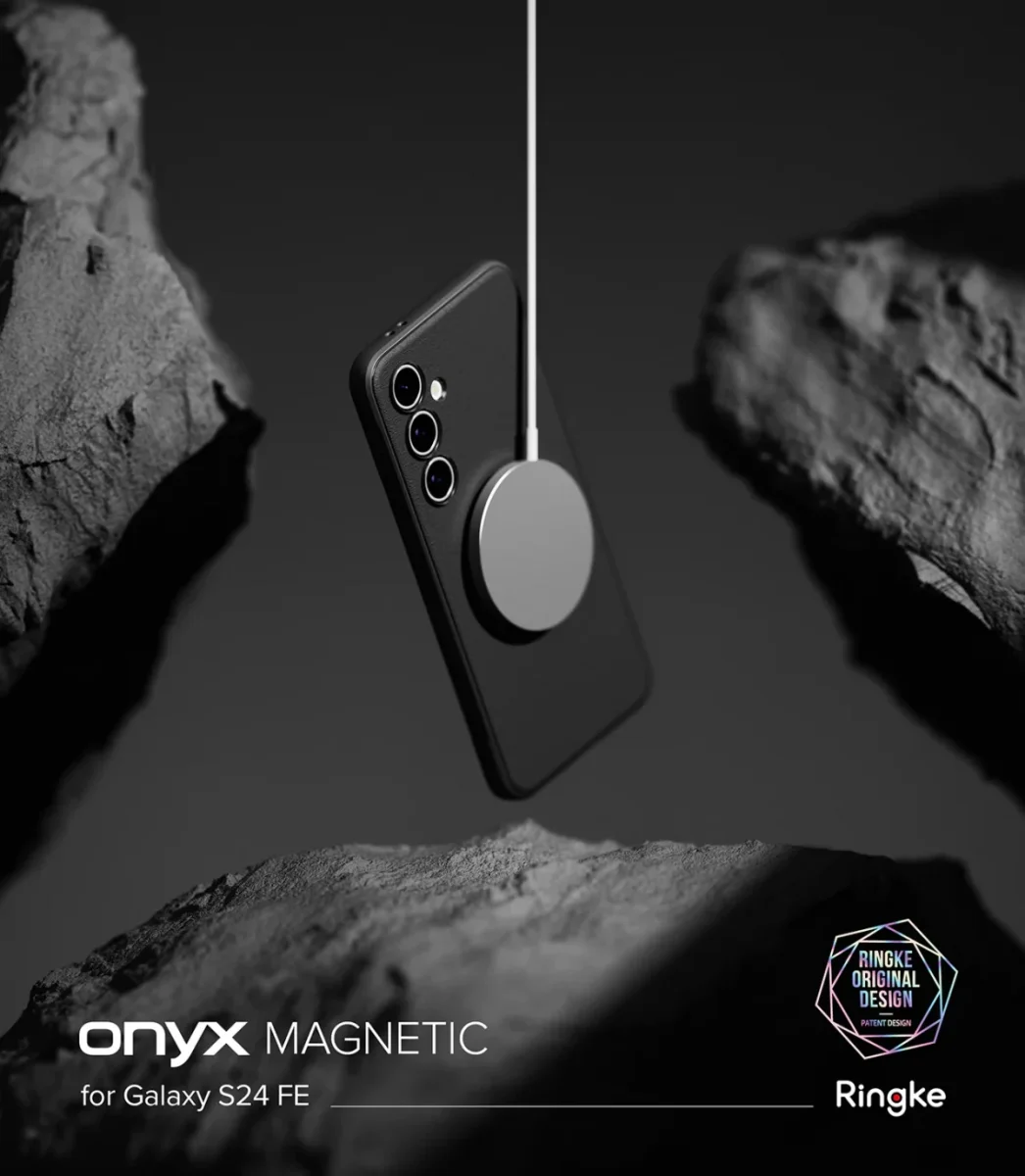 Ringke Onyx Magnetic Samsung Galaxy S24 FE Hoesje MagSafe Zwart afbeelding 2