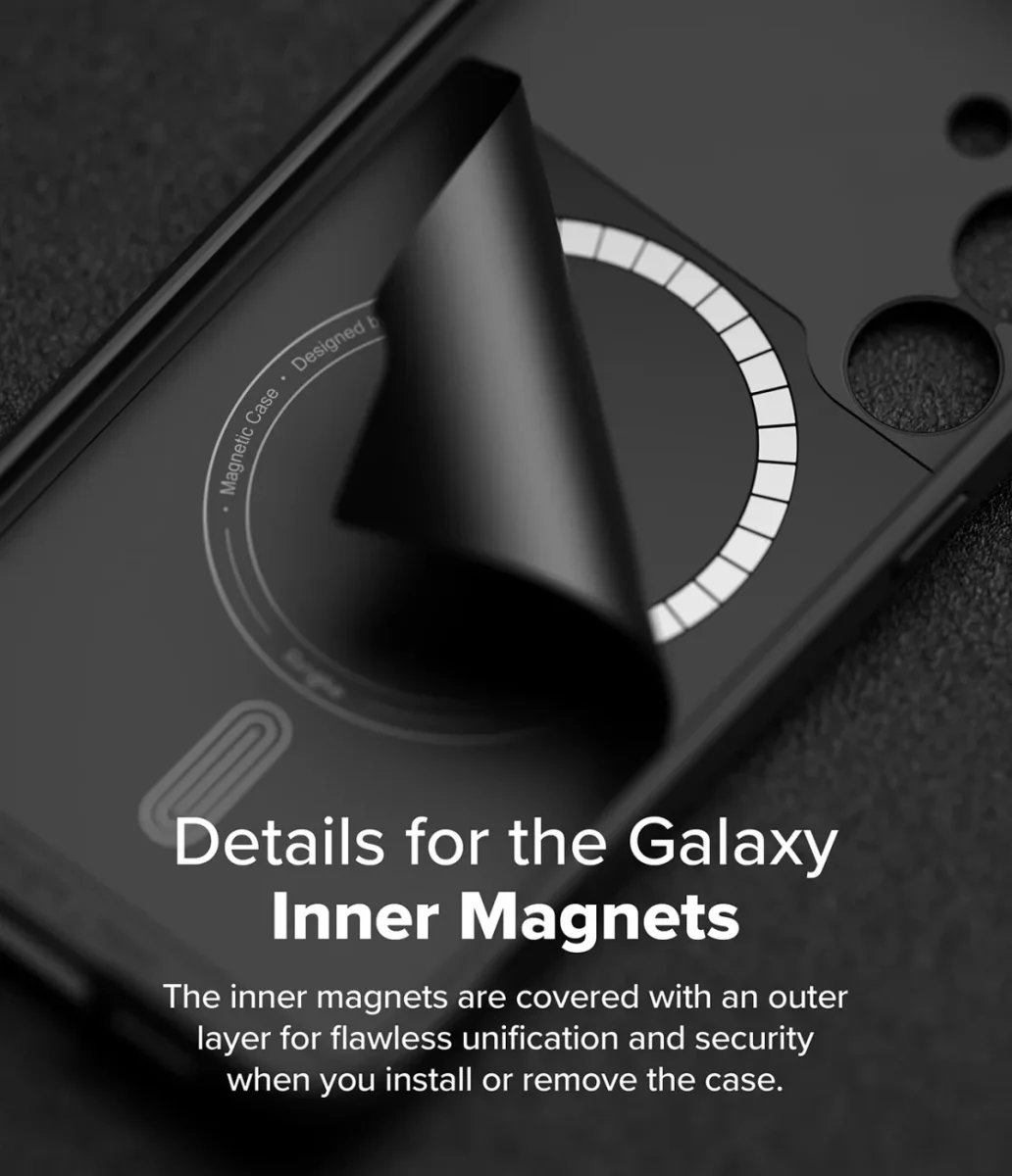 Ringke Onyx Magnetic Samsung Galaxy S24 FE Hoesje MagSafe Zwart afbeelding 4