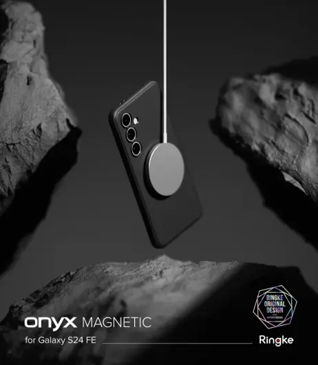 Ringke Onyx Magnetic Samsung Galaxy S24 FE Hoesje MagSafe Zwart afbeelding 2