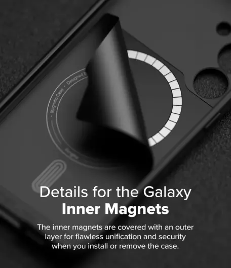 Ringke Onyx Magnetic Samsung Galaxy S24 FE Hoesje MagSafe Zwart afbeelding 4