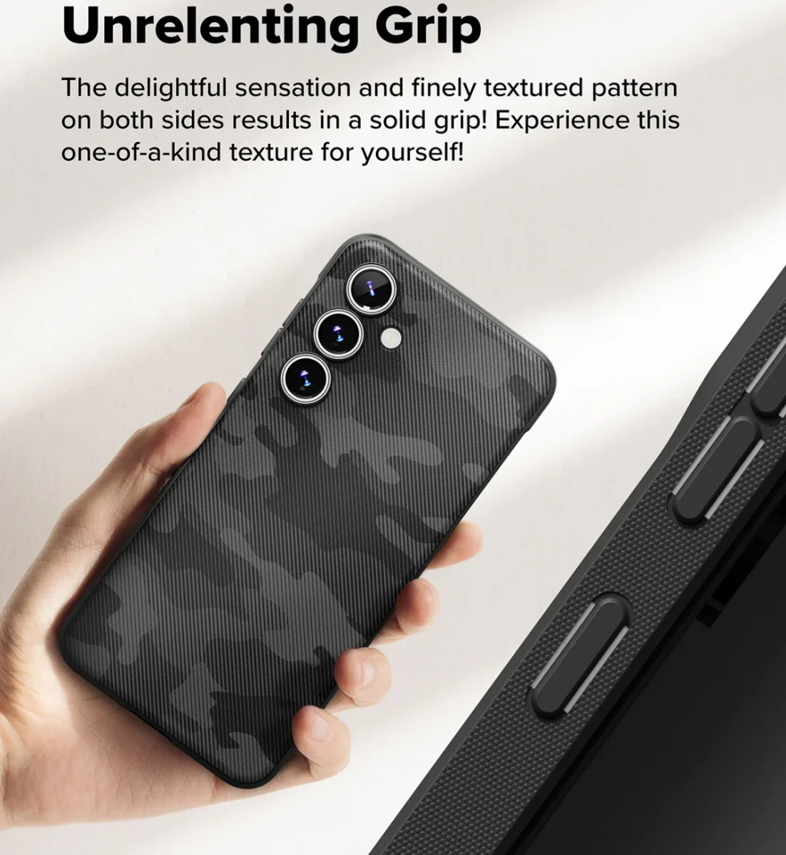 Ringke Onyx Magnetic Samsung Galaxy S24 FE Hoesje MagSafe Camo Zwart afbeelding 7