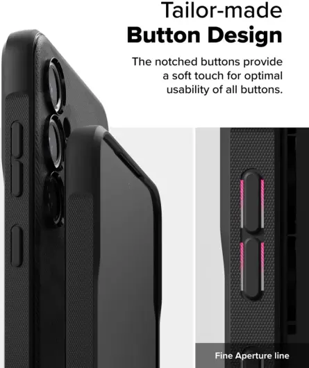 Ringke Onyx Magnetic Samsung Galaxy S24 FE Hoesje MagSafe Camo Zwart afbeelding 13