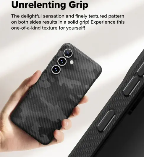 Ringke Onyx Magnetic Samsung Galaxy S24 FE Hoesje MagSafe Camo Zwart afbeelding 7