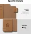Ringke Apple iPhone 16 / 16 Pro Hoesje Folio Wallet Magnetisch Bruin afbeelding 5
