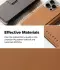 Ringke Apple iPhone 16 / 16 Pro Hoesje Folio Wallet Magnetisch Bruin afbeelding 7