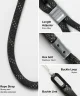 Ringke Rope Hand Strap - Universeel Telefoonkoord / Polsband Zwart