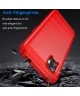 Samsung Galaxy Xcover 6 Pro Hoesje Geborsteld TPU Flexibele Back Cover Rood